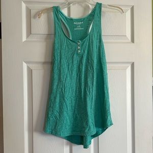 Old Navy turquoise racerback tank sz med